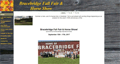 Desktop Screenshot of bracebridgefair.com